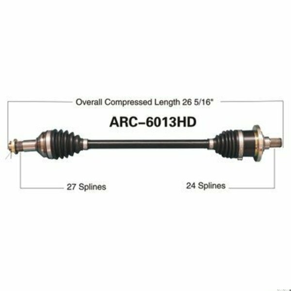 Wide Open Heavy Duty CV Axle for ARCTIC HD FRONT L/R PROWLER 2006-14 ARC-6013HD